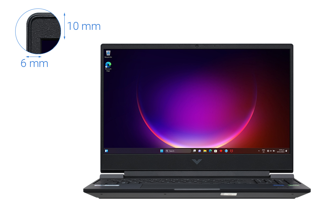 Laptop HP Gaming VICTUS 15 fa1139TX - 8Y6W3PA (i5 12450H, 16GB, 512GB, RTX 2050 4GB, Full HD 144Hz, Win11) Màu Đen