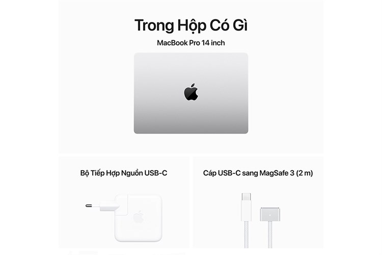 Laptop Apple MacBook Pro 14 inch M3 8GB/512GB (MR7J3SA/A) Màu Bạc