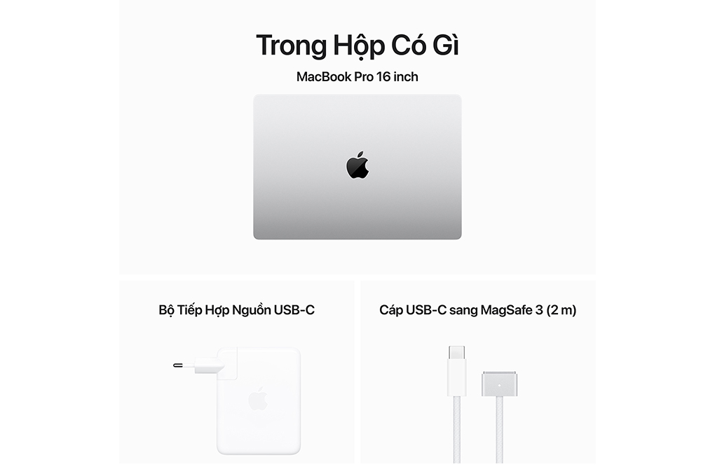 Laptop Apple MacBook Pro 16 inch M3 Pro 18GB/512GB Màu Bạc