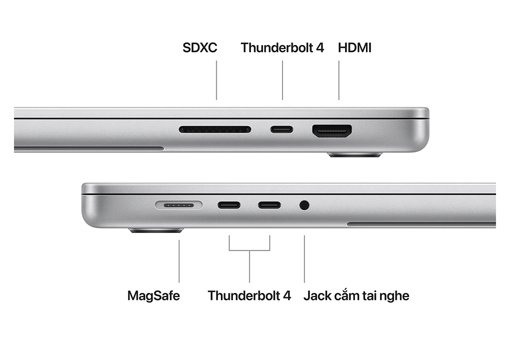 Laptop Apple MacBook Pro 16 inch M3 Max 36GB/1TB Màu Bạc
