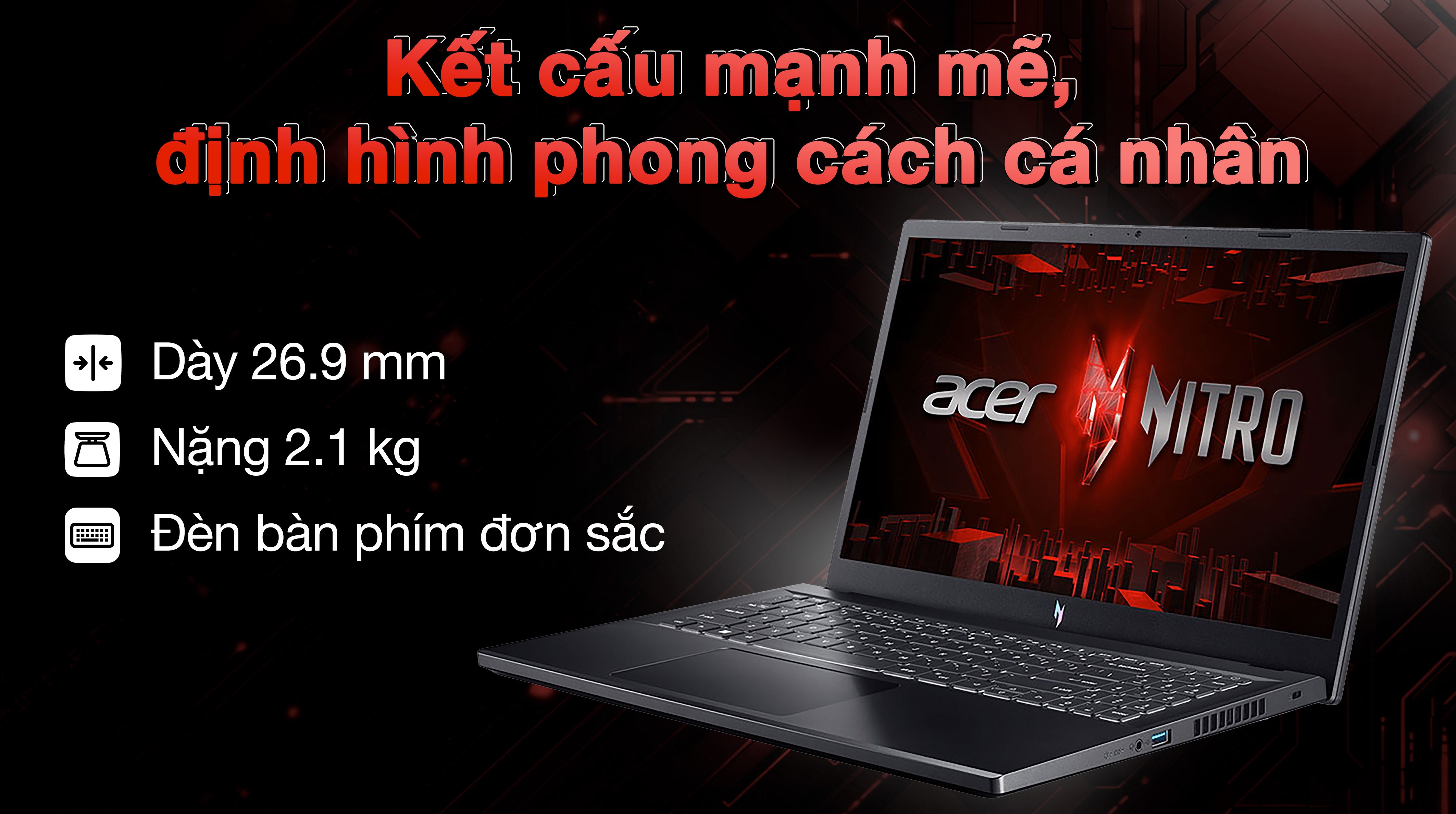 Acer Gaming Nitro V ANV15 51 57B2 i5 13420H (NH.QN8SV.001)