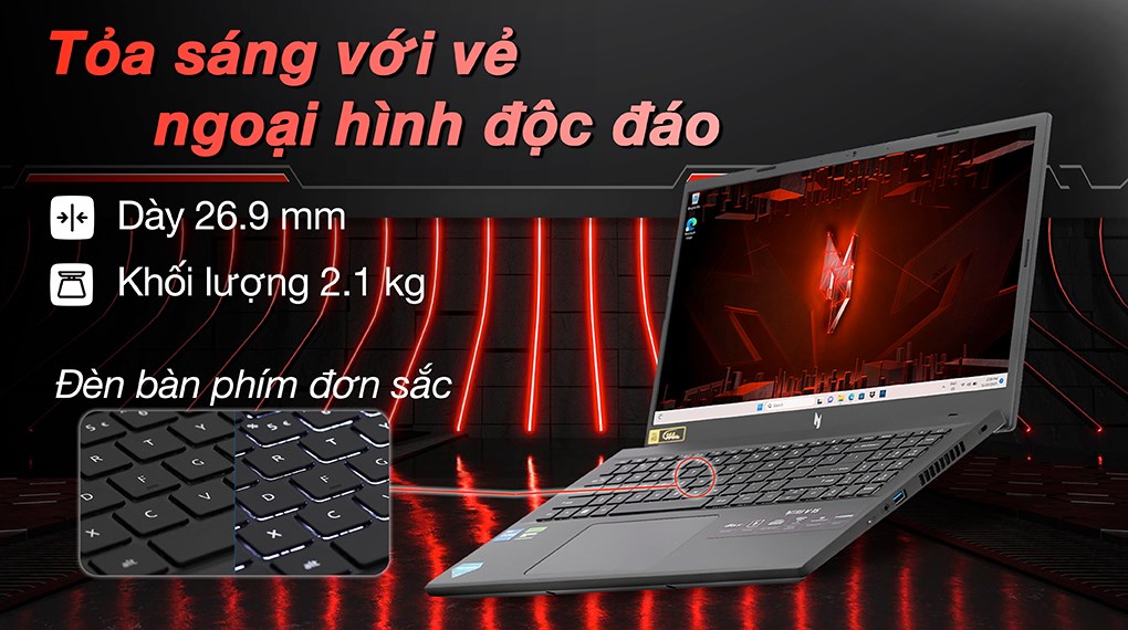 Acer Gaming Nitro V ANV15 51 53NE i5 13420H (NH.QNASV.002)