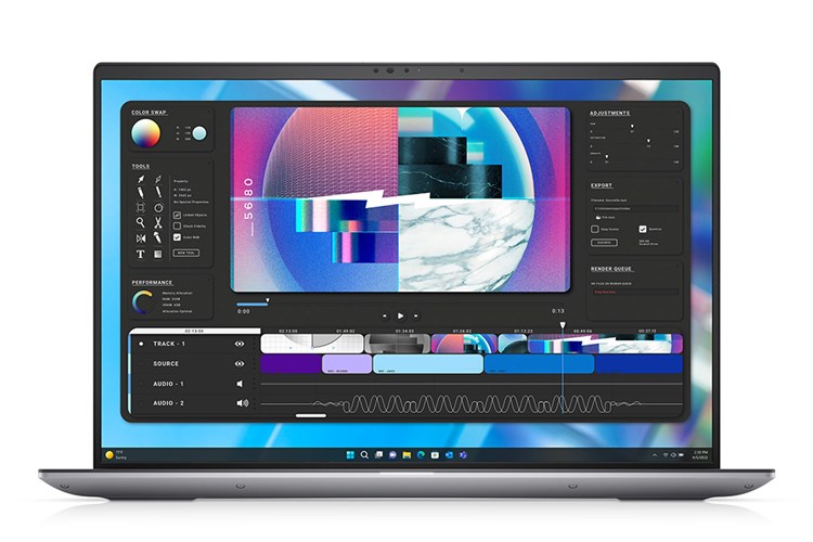 Laptop Dell Precision 16 5680 i9 13900H/32GB/1TB/8GB RTXA2000/Win11 Pro (71024680) Màu Xám