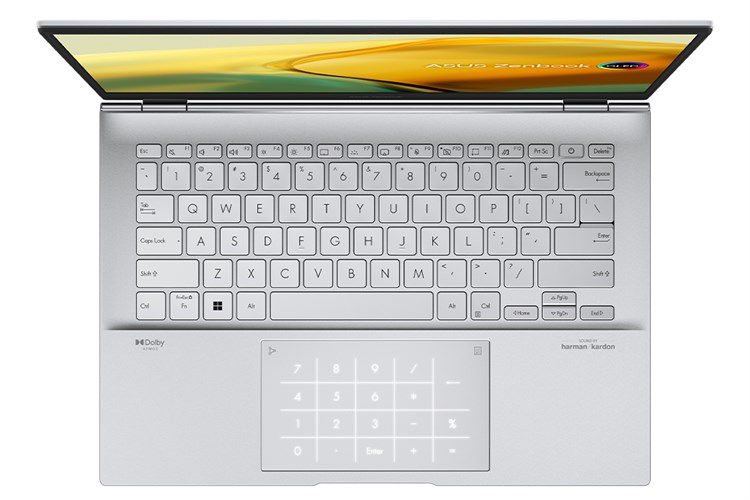 Laptop Asus Zenbook 14 OLED UX3402VA i5 1340P/16GB/512GB/Cáp/Túi/Win11 (KM203W) Màu Bạc