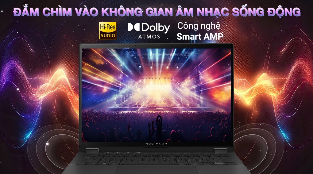 Laptop Asus Gaming ROG Flow X13 GV302XU R9 7940HS/16GB/1TB/6GB RTX4050/165Hz/Touch/Pen/Túi/Win11 (MU223W)