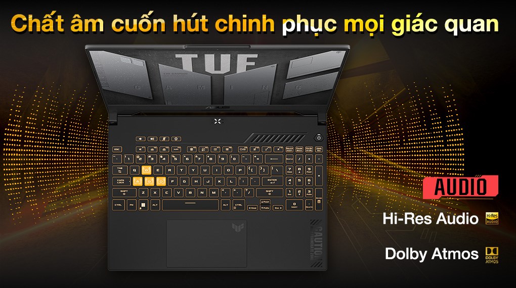 Laptop Asus TUF Gaming F15 FX507VU - LP167W (i7 13620H, 16GB, 512GB, RTX 4050 6GB, Full HD 144Hz, Win11)