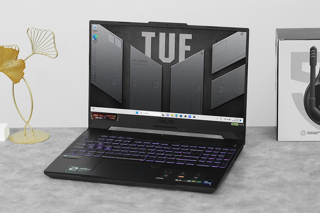 Laptop Asus TUF Gaming F15 FX507VU - LP167W (i7 13620H, 16GB, 512GB, RTX 4050 6GB, Full HD 144Hz, Win11) Màu Xám