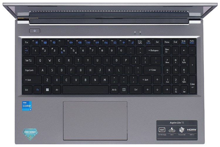 Laptop Acer Aspire Lite 15 51M 5542 i5 1155G7/16GB/512GB/Win11 (NX.KS5SV.001) Màu Xám