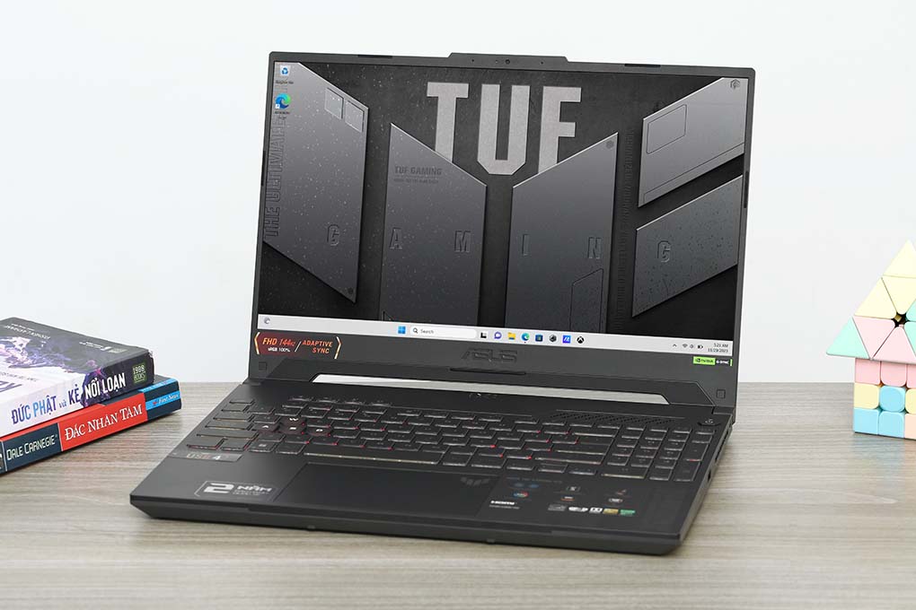 Laptop Asus TUF Gaming A15 FA507NU - LP105W (R5 7535HS, 16GB, 512GB, RTX 4050 6GB, Full HD 144Hz, Win11) Màu Xám