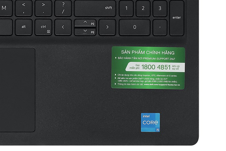 Laptop Dell Inspiron 15 3520 - 25P231 (i5 1235U, 16GB, 512GB, Full HD 120Hz, OfficeHS, KYHD, Win11) Màu Đen