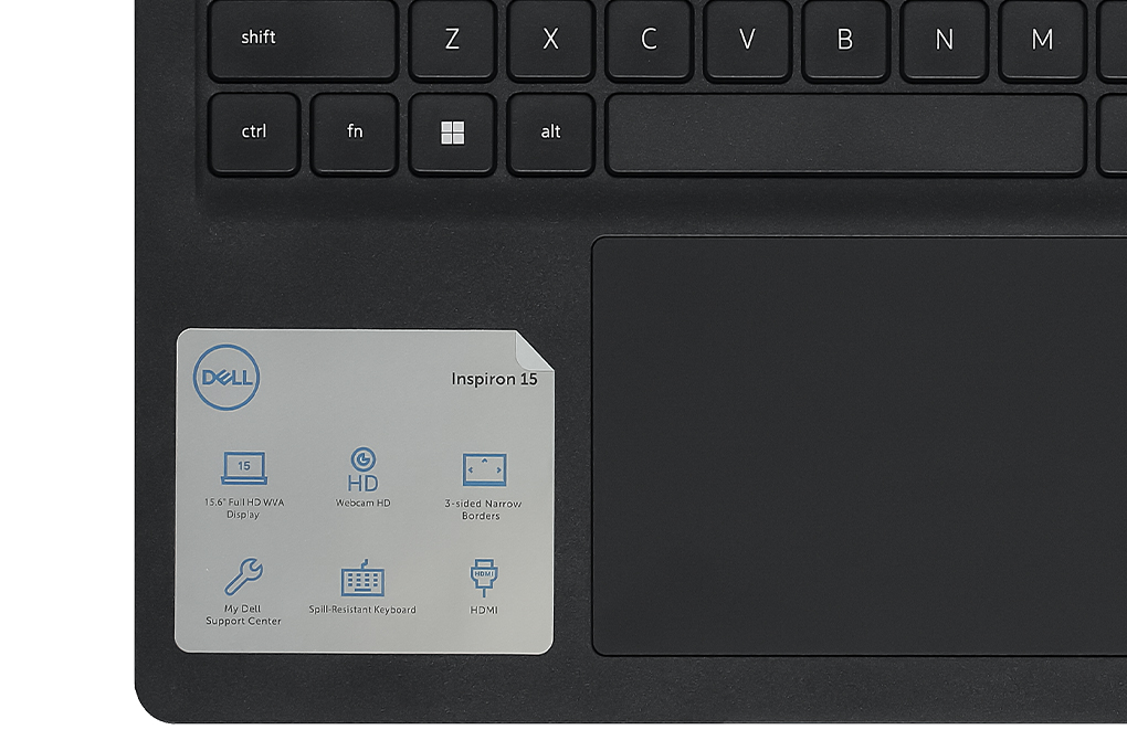 Laptop Dell Inspiron 15 3520 - 71027003 (i5 1235U, 8GB, 512GB, Full HD 120Hz, OfficeHS, KYHD, Win11) Màu Đen