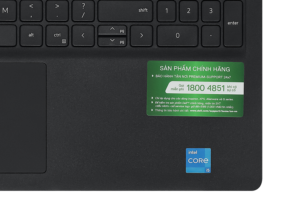 Laptop Dell Inspiron 15 3520 - 71027003 (i5 1235U, 8GB, 512GB, Full HD 120Hz, OfficeHS, KYHD, Win11) Màu Đen