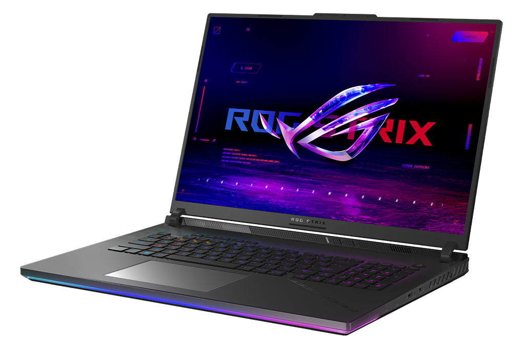 Laptop Asus Gaming ROG Strix SCAR 18 G834JYR i9 14900HX/64GB/2TB/16GB RTX4090/240Hz/Balo/Chuột/Win11 (R6011W) Màu Đen