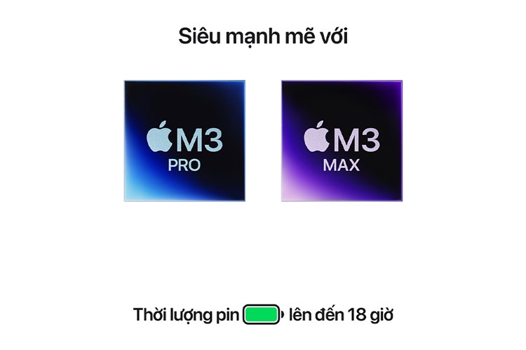 Laptop Apple MacBook Pro 14 inch M3 Pro 36GB/1TB Màu Bạc