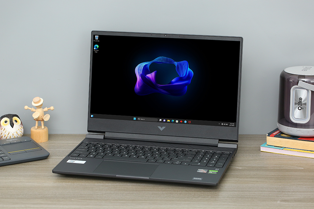 Laptop HP Gaming VICTUS 15 fb1022AX - 94F19PA (R5 7535HS, 16GB, 512GB, RTX 2050 4GB, Full HD 144Hz, Win11) Màu Đen