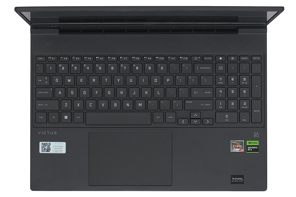 Laptop HP Gaming VICTUS 15 fb1022AX - 94F19PA (R5 7535HS, 16GB, 512GB, RTX 2050 4GB, Full HD 144Hz, Win11) Màu Đen