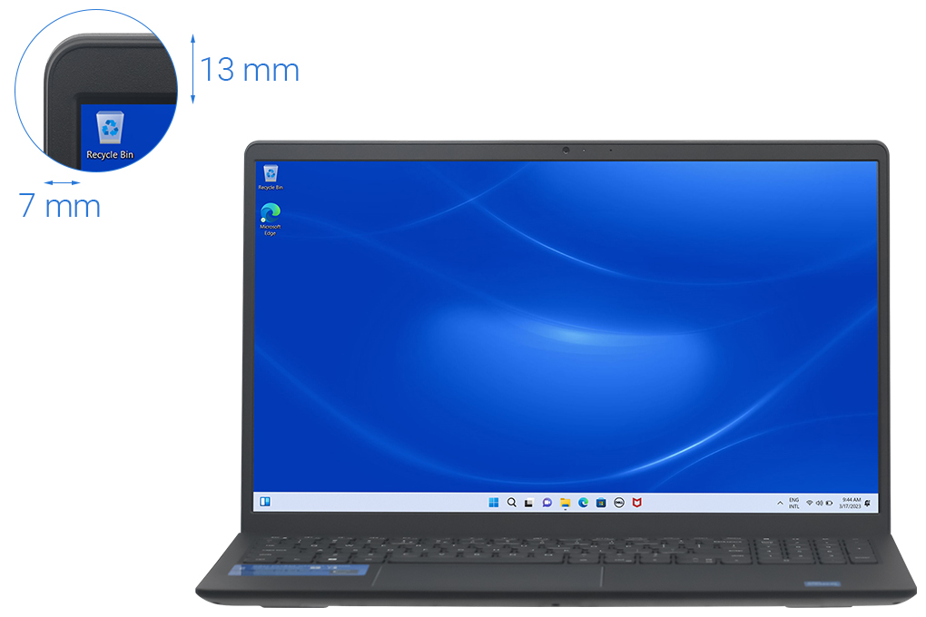 Laptop Dell Vostro 15 3520 i5 1235U/8GB/512GB/120Hz/OfficeHS/KYHD/Win11 (V5I5610W1) Màu Xám
