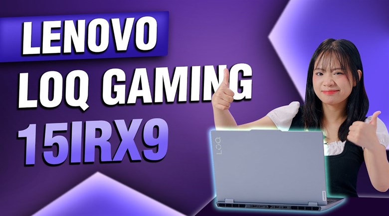 Laptop Lenovo Gaming LOQ 15IAX9 - 83GS000JVN (i5 12450HX, 16GB, 512GB, RTX 3050 6GB, Full HD 144Hz, Win11)