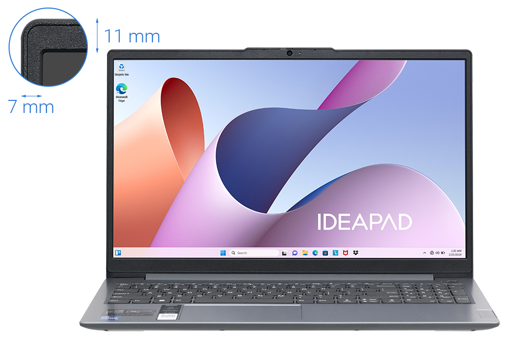 Laptop Lenovo Ideapad Slim 3 15IRH8 - 83EM003FVN (i7 13620H, 16GB, 1TB, Full HD, Win11) - 3