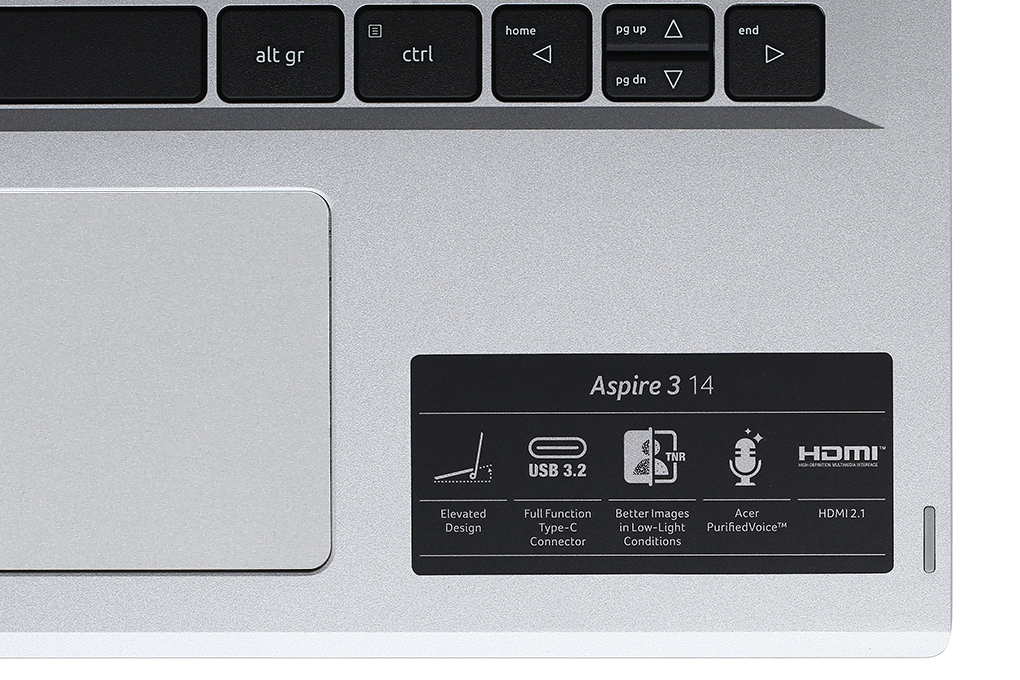 Laptop Acer Aspire 3 A314 42P R3B3 - NX.KSFSV.001 (R7 5700U, 16GB, 512GB, WUXGA, Win11) - 10