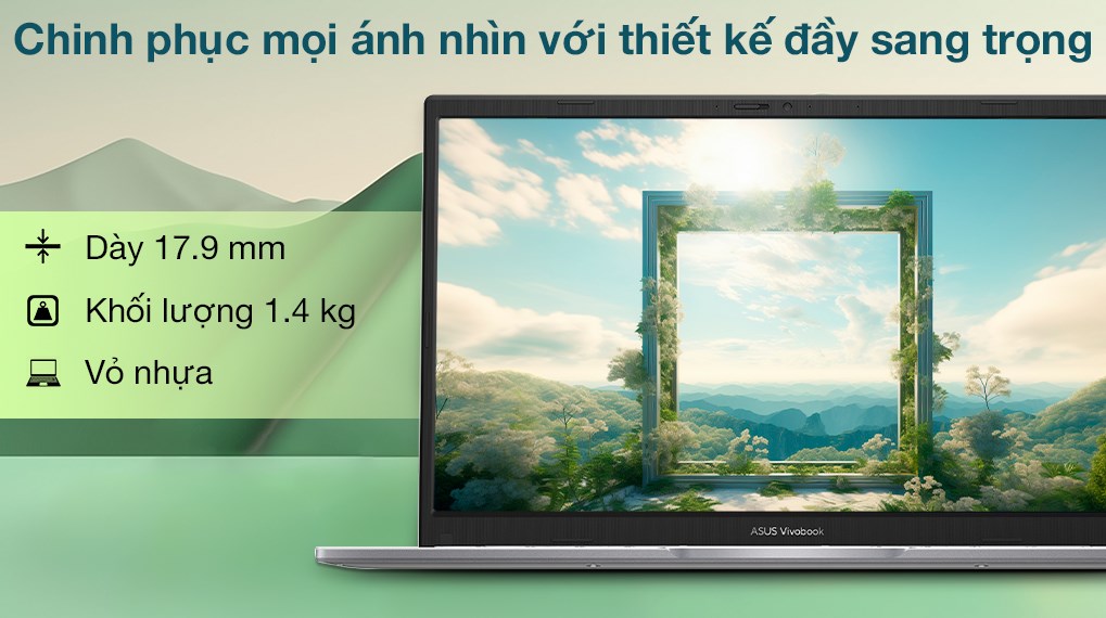 Hình ảnh Laptop Asus Vivobook X1404ZA i5 1235U/16GB/512GB/Win11 (NK376W)
