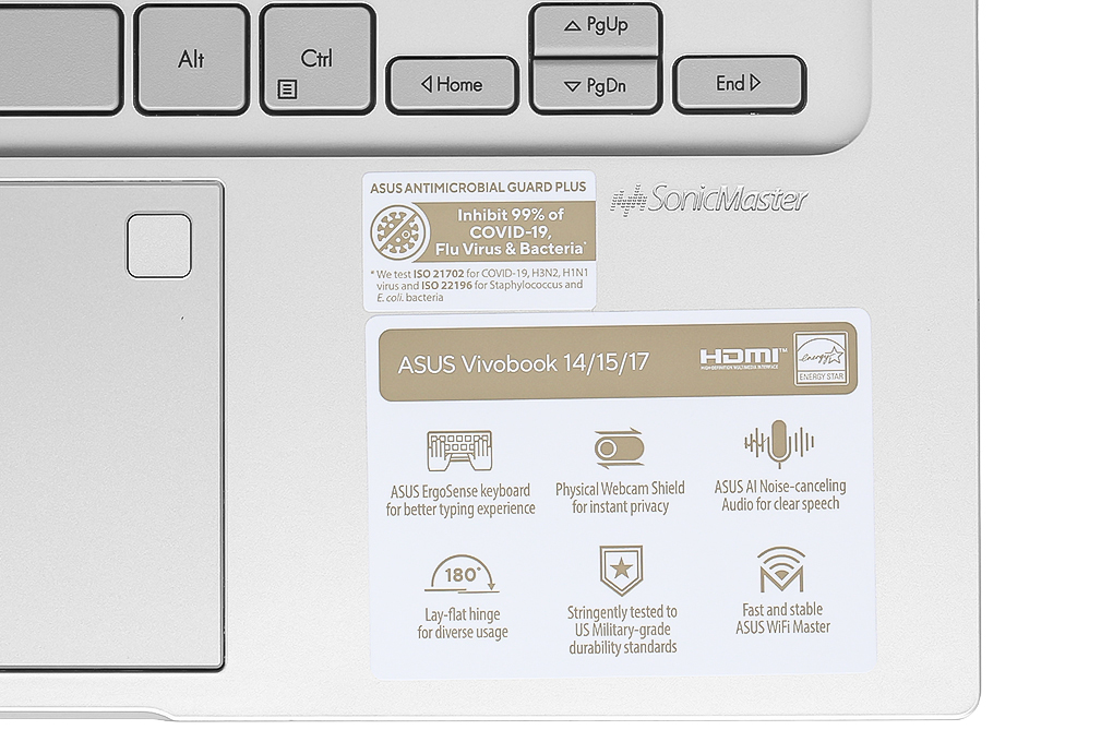Laptop Asus Vivobook 14 X1404ZA - NK376W (i5 1235U, 16GB, 512GB, Full HD, Win11) Màu Bạc