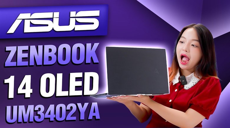 Laptop Asus Zenbook 14 OLED UM3402YA R5 7530U/16GB/512GB/Cáp/Túi/Win11 (KM405W)
