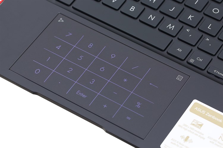 Laptop Asus Zenbook 14 OLED UM3402YA R5 7530U/16GB/512GB/Cáp/Túi/Win11 (KM405W) Màu Đen