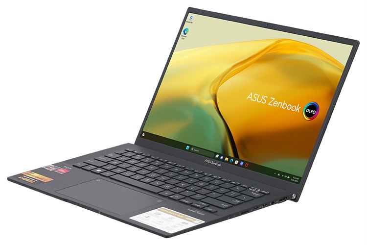 Laptop Asus Zenbook 14 OLED UM3402YA R5 7530U/16GB/512GB/Cáp/Túi/Win11 (KM405W) Màu Đen