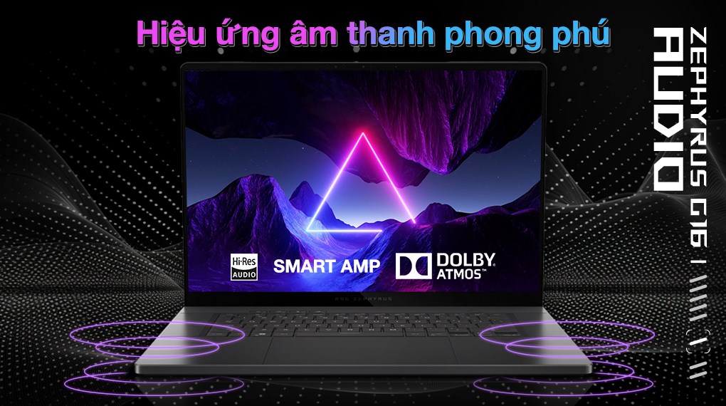 Laptop Asus Gaming ROG Zephyrus G16 GU605MV Ultra 9 185H/32GB/1TB/8GB RTX4060/240Hz/Túi/Win11 (QR135W)