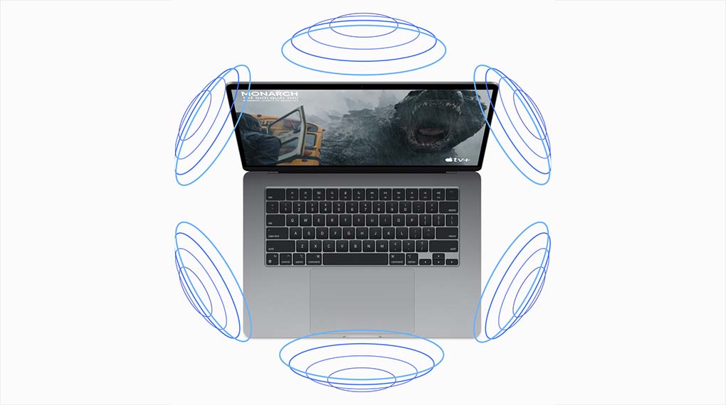 MacBook Air 15 inch M3 2024 8-core CPU - Âm thanh