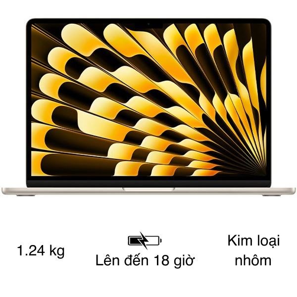 Laptop MacBook Air 13 inch M3 16GB/512GB (Z1BA001Z3)