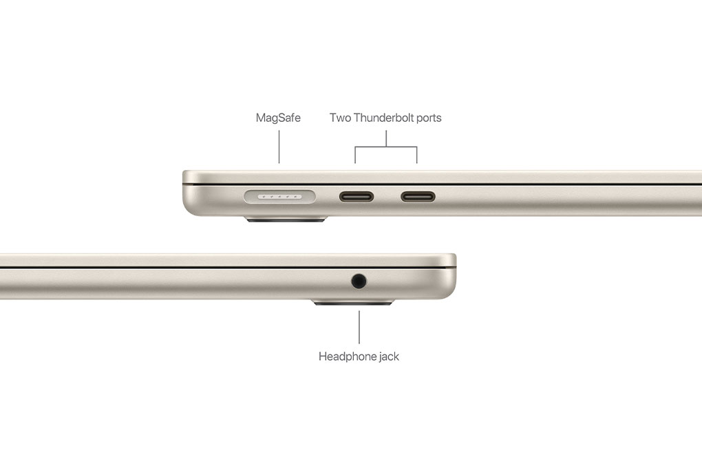 Laptop Apple MacBook Air 15 inch M3 8GB/512GB (MRYT3SA/A) Màu Vàng