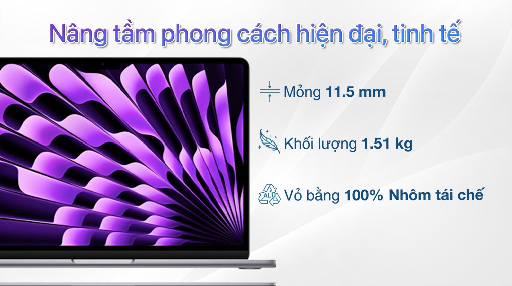 Laptop MacBook Air 15 inch M3 16GB/256GB/10GPU