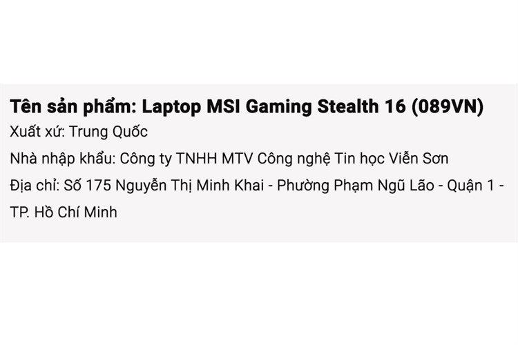 Laptop MSI Gaming Stealth 16 AI Studio A1VGG Ultra 9 185H/32GB/2TB/8GB RTX4070/240Hz/Balo/Chuột/Win11 (089VN) Màu Xanh