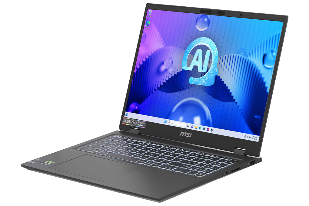 Laptop MSI Prestige 16 AI Studio B1VFG Ultra 9 185H/32GB/1TB/8GB RTX4060/Balo/Chuột/Win11 (082VN) Màu Xám