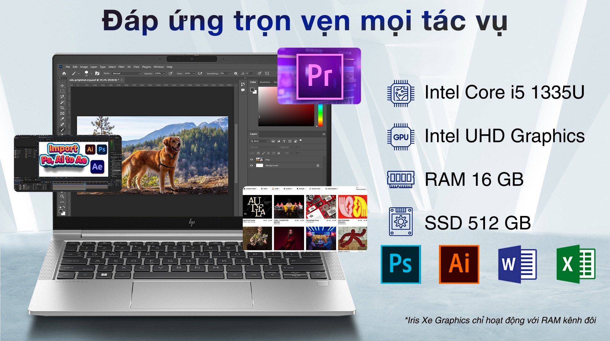 Laptop HP Elitebook 630 G10 i5 1335U/16GB/512GB/Win11 (9J0B5PT)