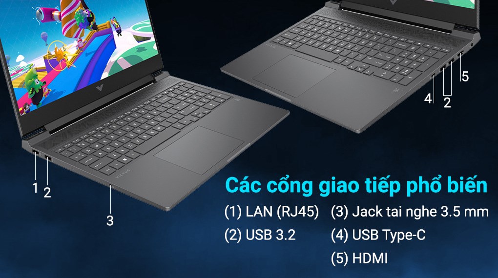 Laptop HP Gaming VICTUS 16 r0228TX i5 13500H/32GB/512GB/6GB RTX4050/144Hz/Win11 (9Q979PA)