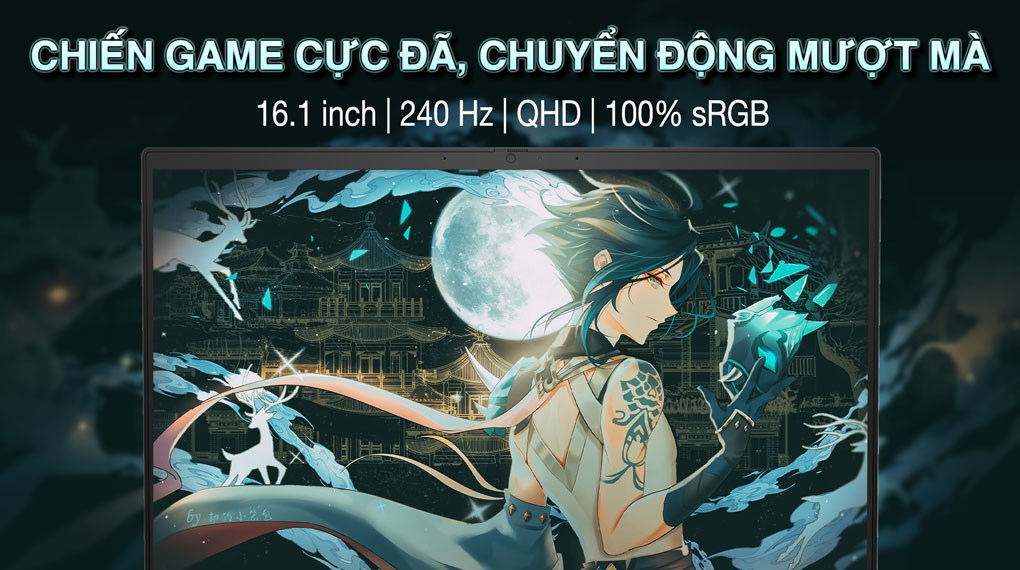 Laptop HP Gaming OMEN 16 xf0071AX - 8W946PA (R7 7840HS, 32GB, 1TB, RTX 4060 8GB, QHD 240Hz, Win11)