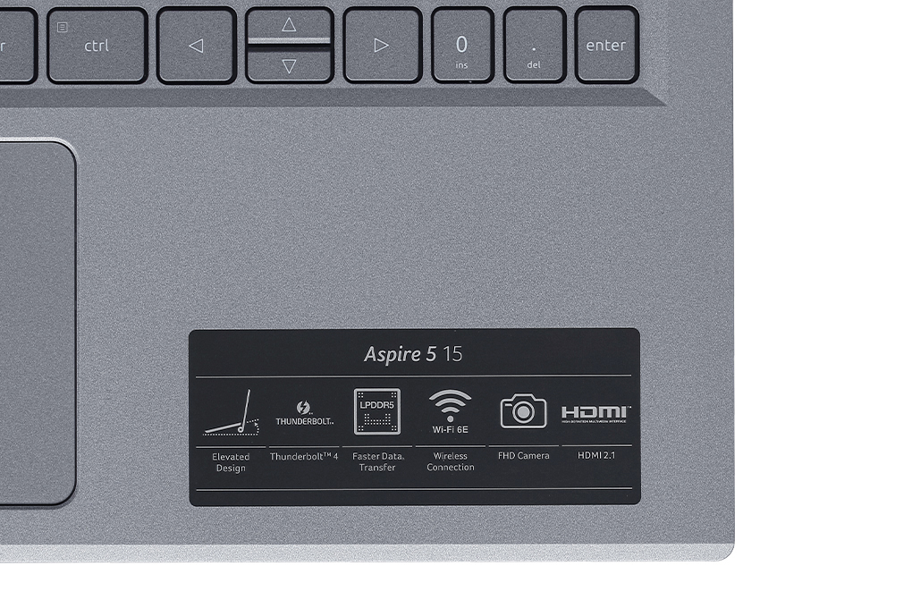 Laptop Acer Aspire 5 A515 58M 56YX - NX.KQ8SV.005 (i5 13420H, 16GB, 512GB, Full HD, Win11) - 11