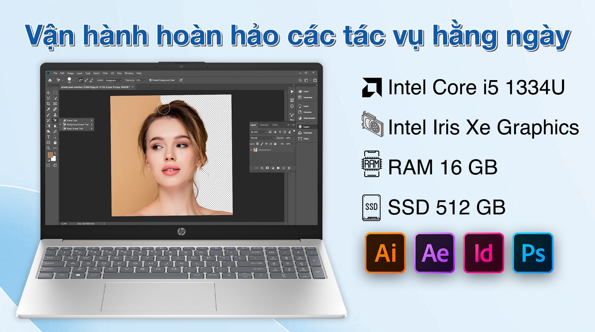 Hình ảnh Laptop HP 15 fd0234TU i5 1334U/16GB/512GB/Win11 (9Q969PA)