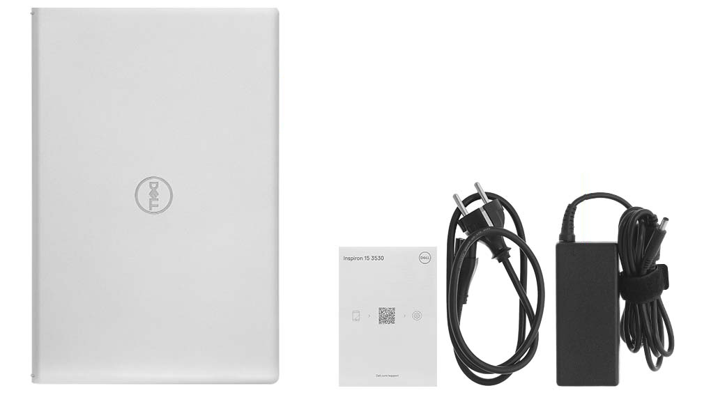 Bộ sản phẩm gồm: Sách hướng dẫn, Thùng máy, Sạc Laptop Dell