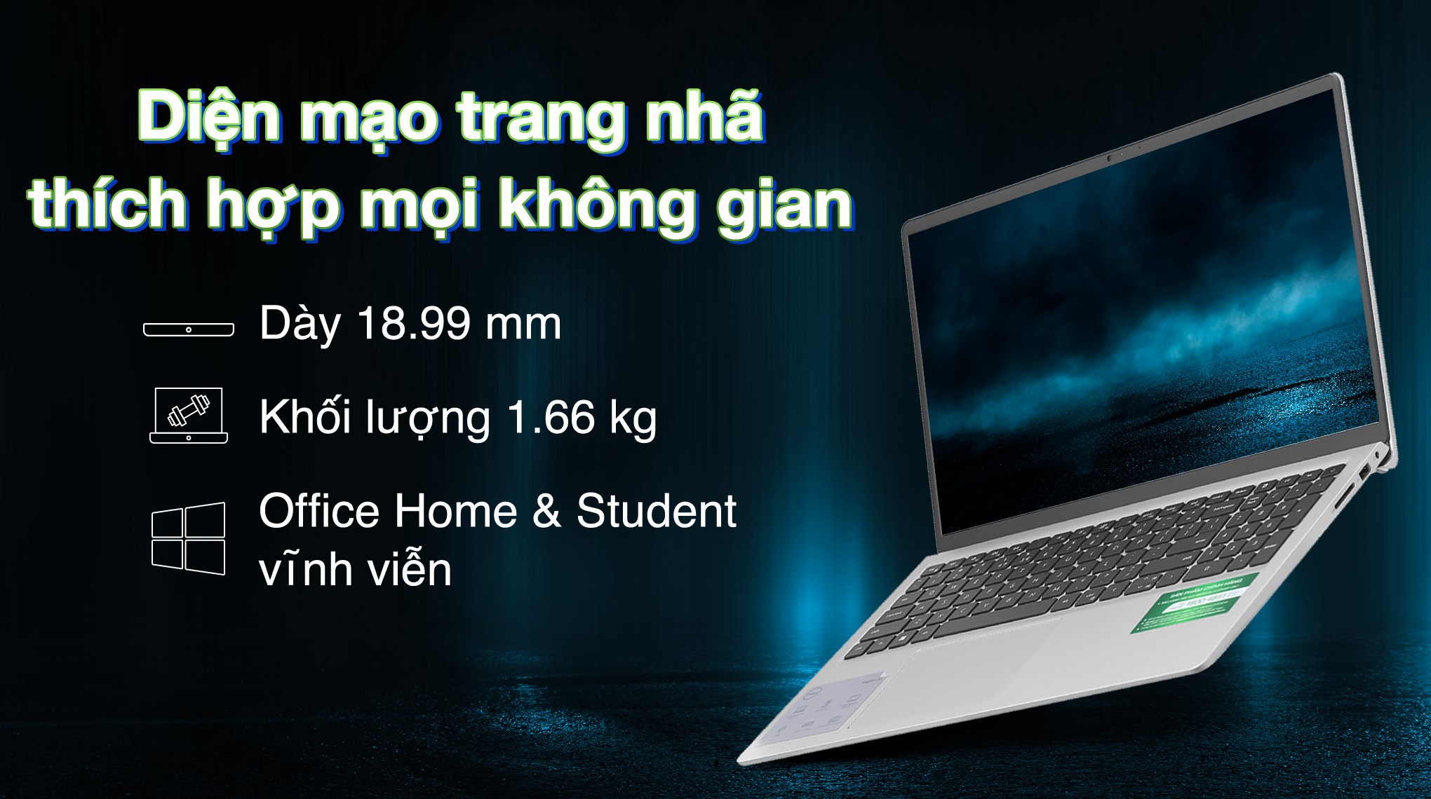 Hình ảnh Laptop Dell Inspiron 15 3530 i7 1355U/16GB/512GB/120Hz/OfficeHS/Win11 (71035574)