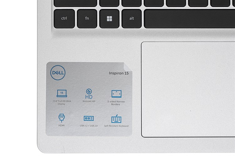 Laptop Dell Inspiron 15 3530 i7 1355U/16GB/512GB/120Hz/OfficeHS/Win11 (71035574) Màu Bạc