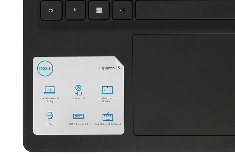 Laptop Dell Inspiron 15 3530 i3 1305U/8GB/512GB/120Hz/OfficeHS/Win11 (i3U085W11BLU) Màu Đen