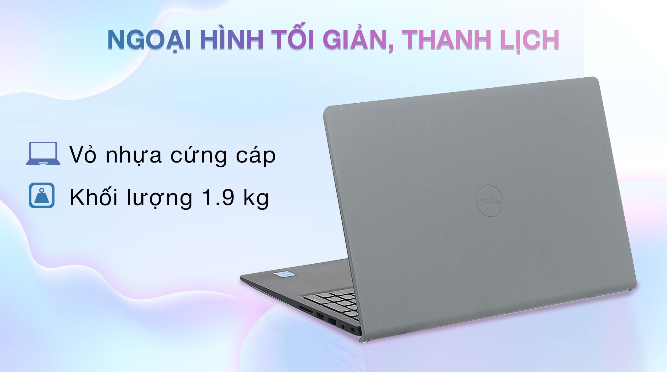 Laptop Dell Vostro 15 3520 - i5U165W11GRU (i5 1235U, 16GB, 512GB, 15.6"F, 120Hz, OfficeHS, KYHD, Win11)