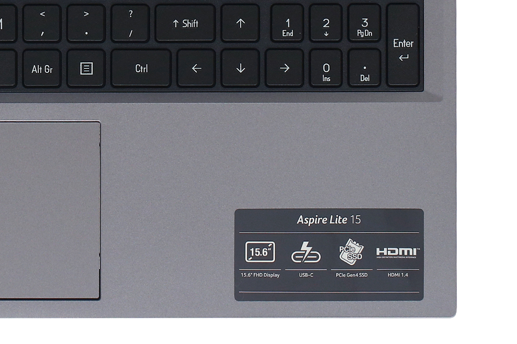 Laptop Acer Aspire Lite 15 51M 55NB i5 1155G7/8GB/512GB/Win11 (NX.KRSSV.001) Màu Xám