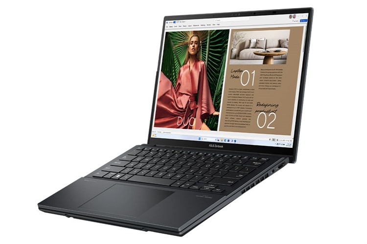 Laptop Asus Zenbook 14 Duo OLED UX8406MA Ultra 9 185H/32GB/1TB/120Hz/Win11 (PZ142W) Màu Xám