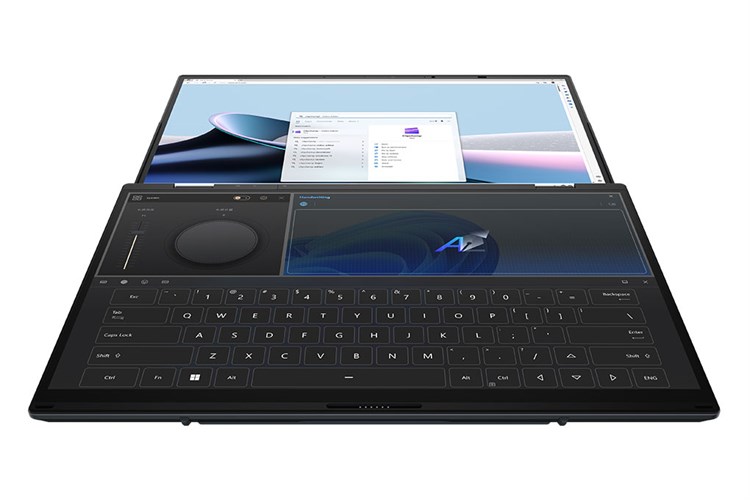 Laptop Asus Zenbook 14 Duo OLED UX8406MA Ultra 9 185H/32GB/1TB/120Hz/Win11 (PZ142W) Màu Xám