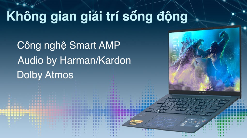 Laptop Asus Zenbook 14 OLED UX3405MA - PP475W (Ultra 9 185H, 32GB, 1TB, 2.8K OLED 120Hz, Win11)